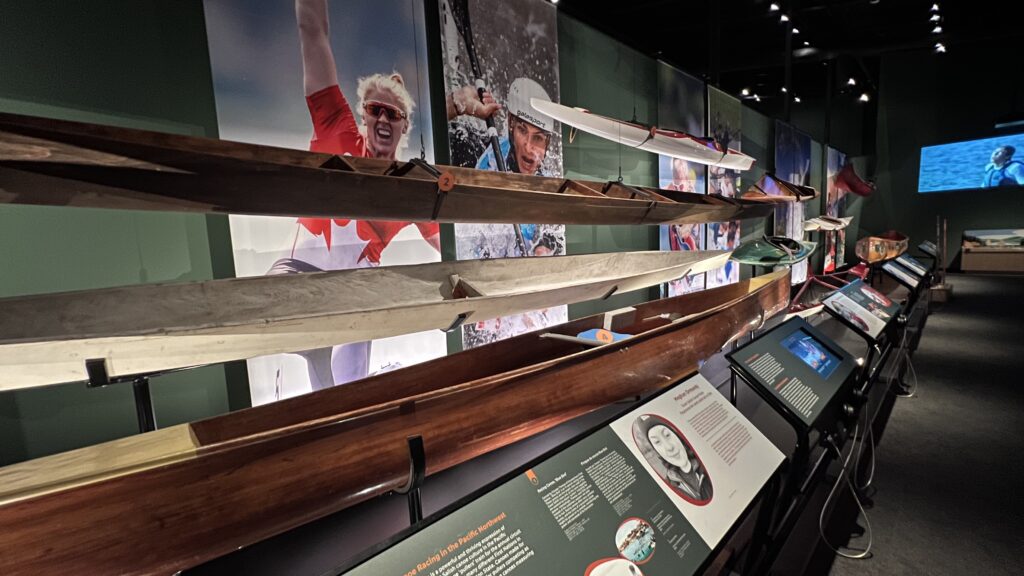 アスリートたちのカヌー